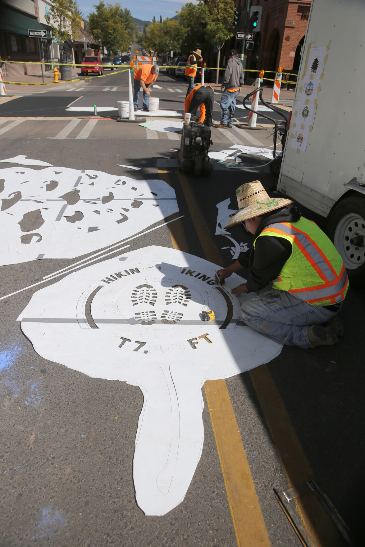 Preparing The Mural